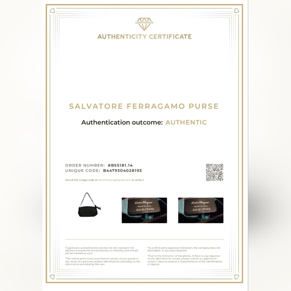 Salvatore Ferragamo Black Tiered Grosgrain Chain Shoulder Bag w/COA - Picture 9 of 9